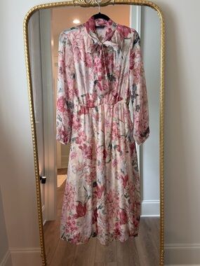 Zara Pink Floral Dress